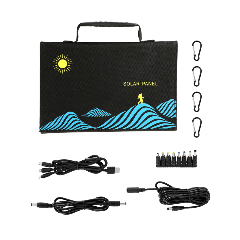 Skládací solární panel a nabíječka 100W