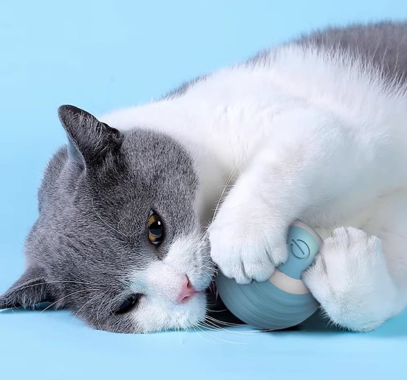 Interaktivní míček PetGravity v.2 pro kočky - Barva: Růžová