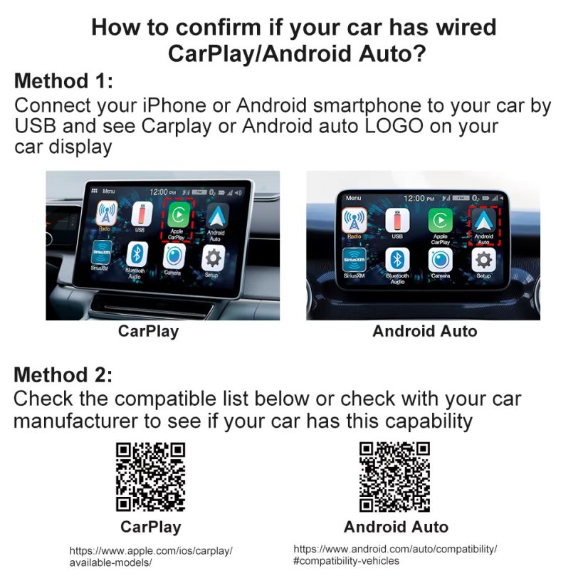 Bezdrátový Adaptér CarPlay & Android Auto – z kabelu na bezdrát (2v1)