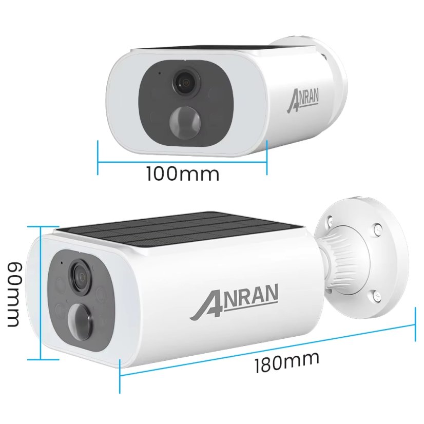 ANRAN C3 Solární venkovní bezpečnostní kamera 5Mp
