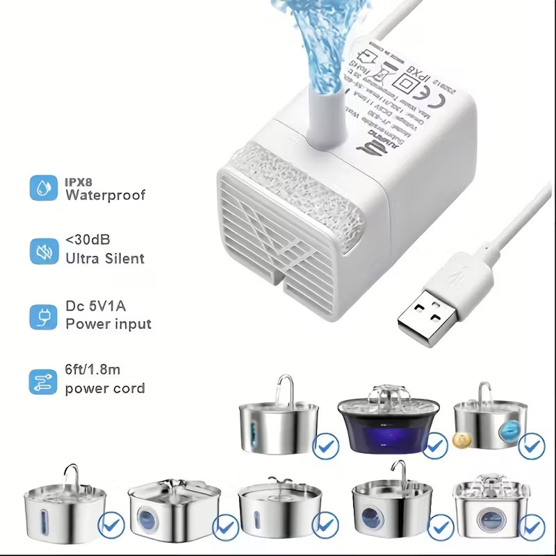 Náhradní Pumpa pro Nerezovou Fontánu 2,2 l