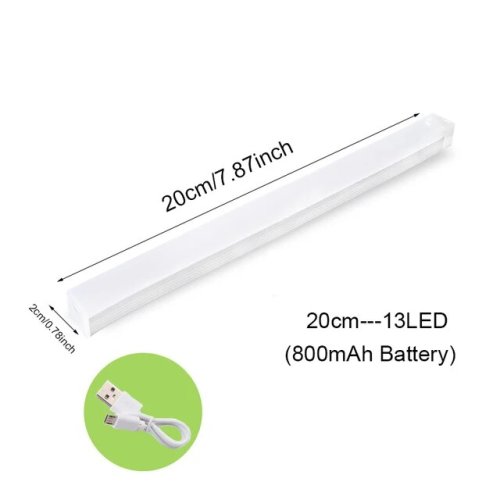 LED Světlo s PIR Pohybovým Senzorem 20cm - Barva: Studená bílá