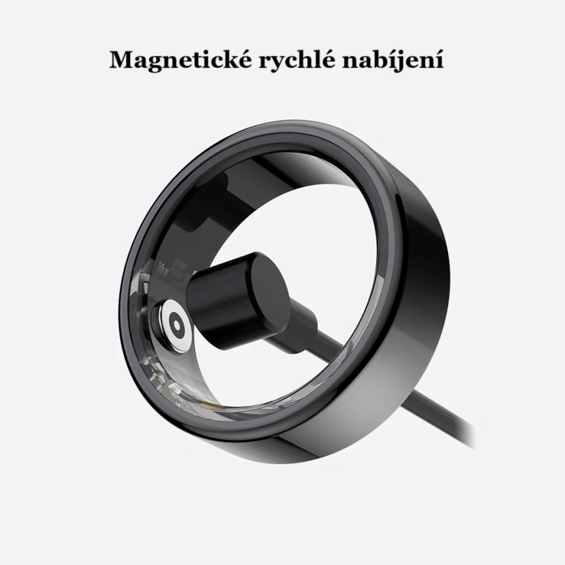 Chytrý Prsten R02 - Velikost: 8 + nabíjecí box