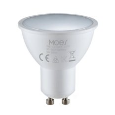 Chytrá MOES WiFi LED bodová žárovka GU10