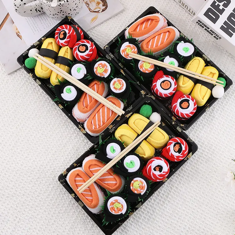 Sushi box Ponožky – 5 párů vtipných Ponožek