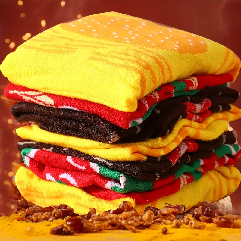 Burger Ponožky – 2 Páry Veselých Ponožek