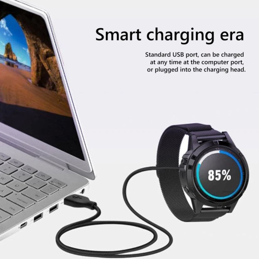 USB nabíjecí kabel pro hodinky Garmin Fenix, Forerunner, Vivoactive, Instinct
