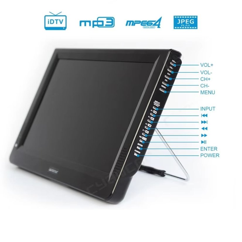 12" LEADSTAR 1080P Přenosná TV