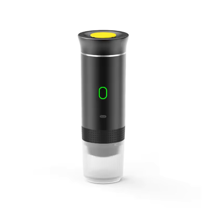 Přenosný kávovar 3v1 s 20 bar – Espresso na cesty - Barva: Černá