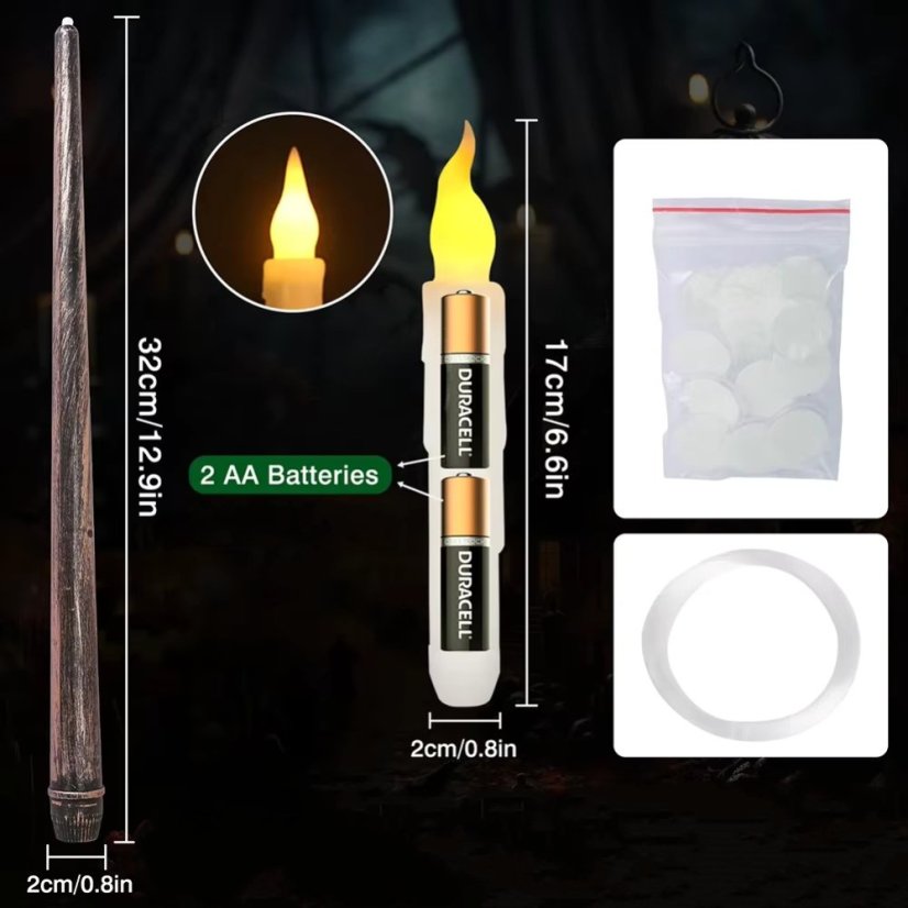 Levitující svíčky Harry Potter ovládané hůlkou