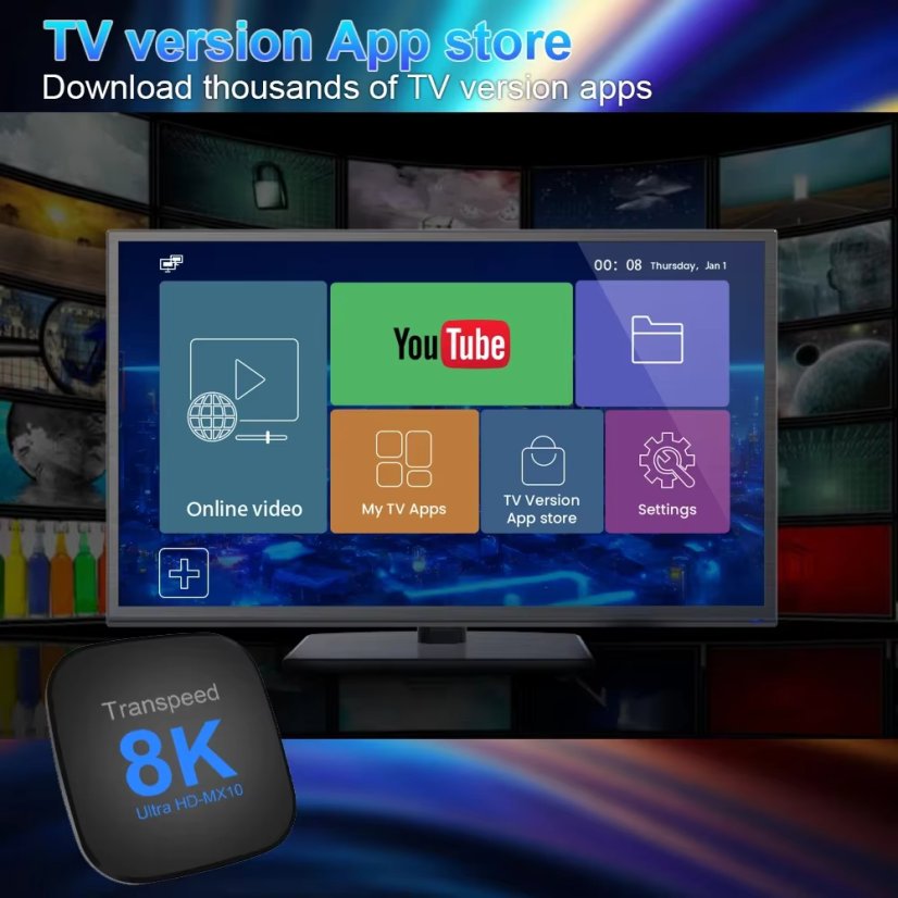 Multimediální centrum, RK3528 8K s Android 13