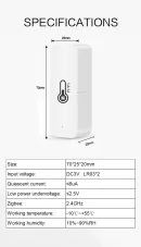 Wi-Fi Senzor Teploty a Vlhkosti vzduchu