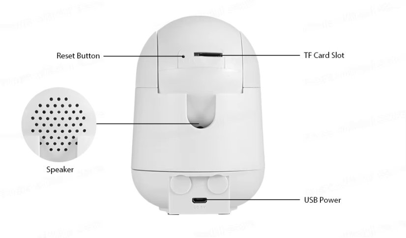 Vnitřní WiFi IP Kamera 5MP Tuya Smart / Smart Life