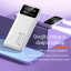 Powerbanka 10000 mAh s LED displejem a LED svítilnou