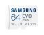 Paměťová karta Samsung MicroSDXC 64GB EVO Plus + SD Adaptér