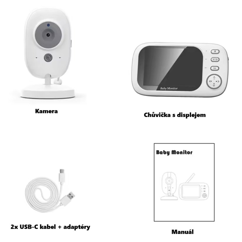 Dětská chůvička H32 Pro 2.4 GHz