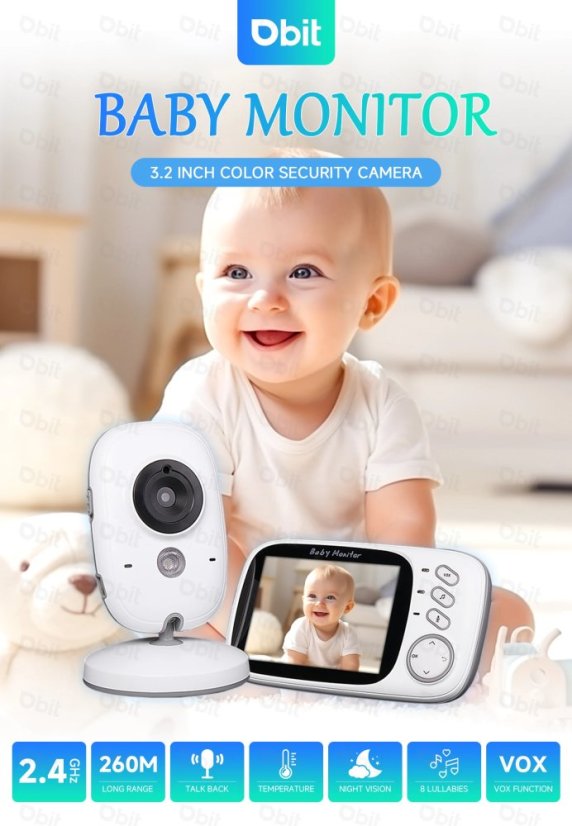 Dětská chůvička H32 Pro 2.4 GHz