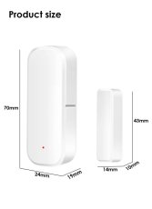 Magnetický Senzor na Dveře a Okna s Wi-Fi