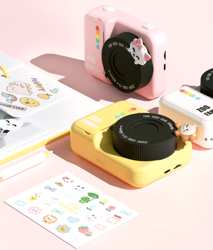 Dětský fotoaparát s tiskem ZooFamily Lvíček