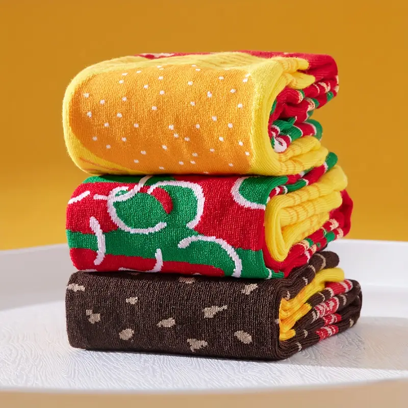 Burger Ponožky – 2 Páry Veselých Ponožek