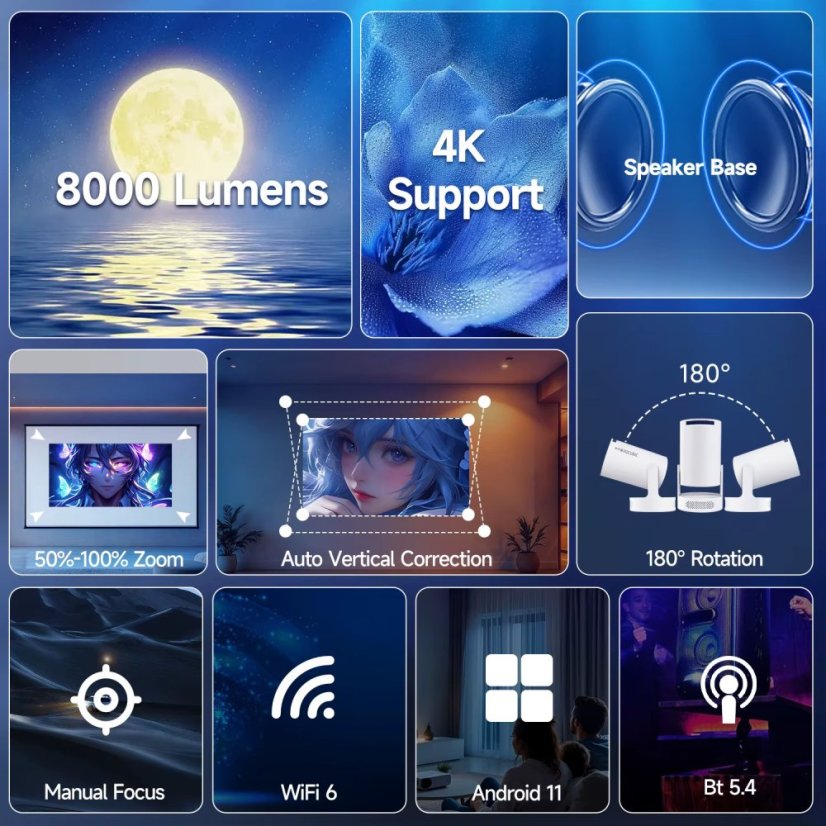 Projektor HY300 Pro plus 4K