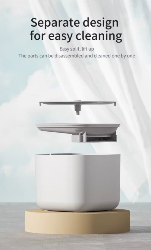 Automatická fontána pro kočky – 3L - Barva: Černá