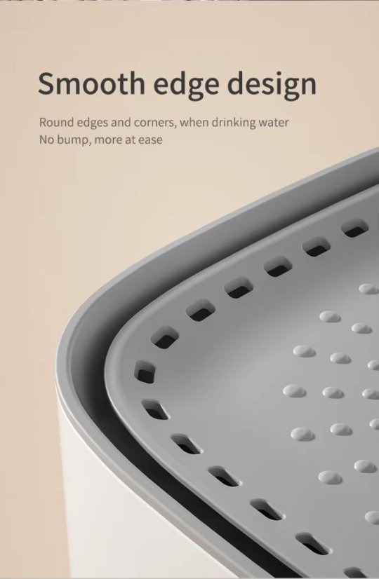 Automatická fontána pro kočky – 3L - Barva: Černá